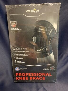 Welnove Professional Knee Brace in Black